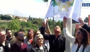 Vive émotion lors de l'inauguration d'une allée Laura-Borla à Nice