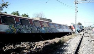Grèce: déraillement d'un train, trois morts