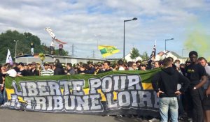 Rassemblement des supporters du FC Nantes 