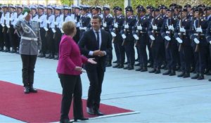 Diplomatie: 1ère rencontre entreE .Macron et A. Merkel