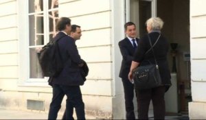 Gérald Darmanin accueille la délégation de la CGT