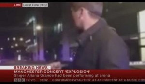 Manchester : Un journaliste de la BBC surpris par une détonation en plein direct (vidéo)