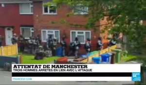 En IMAGES - Attentat de Manchester : 3 hommes arrêtés en lien avec l'attaque