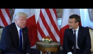 Bruxelles: rencontre de Trump et Macron