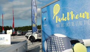 Lacs de l'Eau d'Heure: démonstration de Padel Tennis