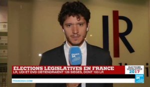 Législatives en France : "Soulagement chez Les Républicains avec plus de 125 députés"