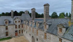 Le château du Rocher-Portail à Saint-Brice-en-Coglès en Ille-et-Vilaine