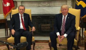 Donald Trump accueille Recep Tayyip Erdogan à la Maison Blanche