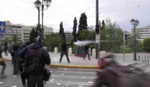 Athènes: violence en marge d'une manifestation anti-austérité