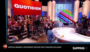 François Hollande : Maïtena Biraben a déjeuné avec lui la veille du premier tour (Vidéo)