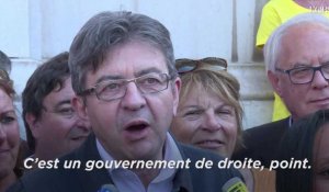 Mélenchon : "C'est un gouvernement de droite, point"