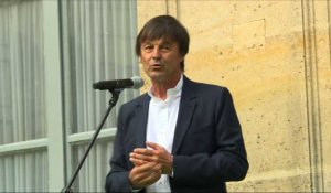 Nicolas Hulot nommé ministre de la "transition écologique"