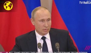 Vladimir Poutine s'est exprimé sur la rencontre entre Sergueï Lavrov et Donald Trump