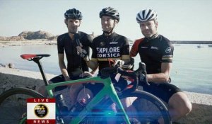 Explore Corsica 2017 - Le Mag Cyclism'Actu - Fred Millet à l'Explore Corsica avec Frank Schleck et Cadel Evans