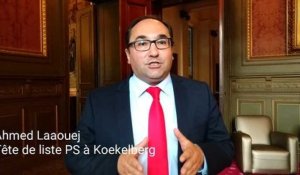 Ahmed Laaouej, tête de liste PS à Koekelberg en 2018