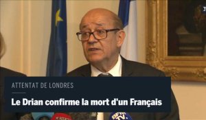 Attentat de Londres : Jean-Yves Le Drian confirme la mort d'un Français