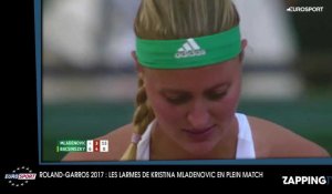 Roland-Garros 2017 : Kristina Mladenovic au bord des larmes pendant son match (vidéo)