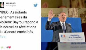 Assistants parlementaires du MoDem: Bayrou répond à de nouvelles révélations du «Canard enchaîné»