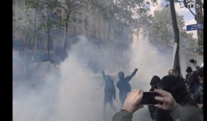 1er mai : de nouvelles images montrent la violence des heurts entre forces de l'ordre et manifestants