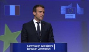 Climat: éviter toute "décision précipitée" (Macron aux USA)