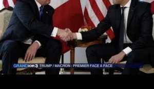 La poignée de main entre Macron et Trump ! - ZAPPING ACTU DU 26/05/2017
