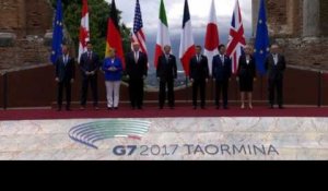 Sommet du G7: photo de famille