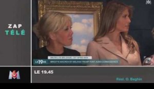 Zapping TV : quand Brigitte Macron et Melania Trump visitent ensemble le musée Magritte