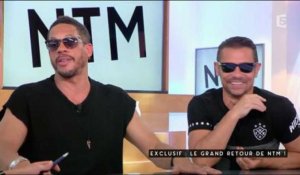 C à vous : la blague coquine de JoeyStarr a beaucoup fait rire Anne-Sophie Lapix