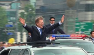 La Corée du Sud a un nouveau président, prêt à se rendre au Nord