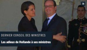 Ultime conseil des ministres du quinquennat de François Hollande
