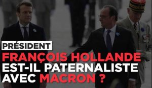 Hollande est-il paternaliste avec Macron ?