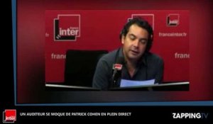Patrick Cohen quitte France Inter : Un auditeur le clashe violemment en direct (Vidéo)