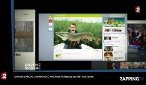Emmanuel Macron remercie ceux qui ont parodié son discours hurlé dans Envoyé spécial (Vidéo)