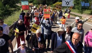 Manifestation contre la décharge de Balançan au Cannet-des-Maures