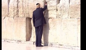 Donald Trump au mur des Lamentations: la visite historique en images