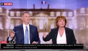 Le débat : Les journalistes impuissants face à l'agressivité de Marine Le Pen et Emmanuel Macron (vidéo)
