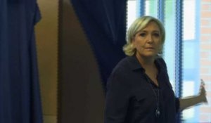 Législatives : Marine Le Pen a voté à Hénin-Beaumont
