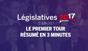 Législatives 2017 : la soirée du premier tour résumée en 3 minutes
