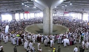 Arabie: rituel de la lapidation au hajj