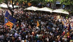 Catalogne: manifestation après les arrestations et perquisitions
