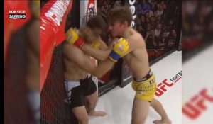 MMA : Au bord du KO, un combattant réalise un improbable comeback (Vidéo)