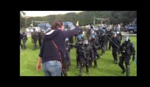 Nantes : Manif Loi Travail 12/09/2107 interpellation d'un homme Quai de Turenne