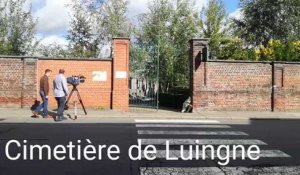 Ce mardi 12 septembre 2017, au cimetière de Luingne