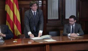 Le gouvernement catalan déclenche le choc frontal avec Madrid