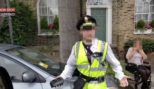 Cet homme jette son milk-shake sur un policier et s'enfuit ! (Vidéo)