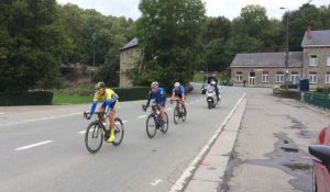 Grand Prix de Wallonie 2017 : Passage des coureurs à Spontin