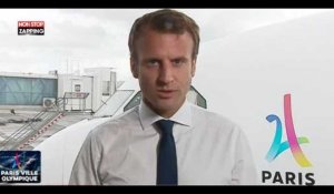 JO 2024 : Emmanuel Macron fier de la victoire de Paris (Vidéo)