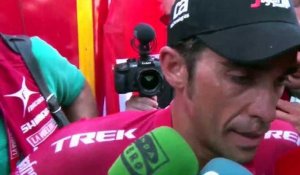 La Vuelta 2017 - Alberto Contador : "Je suis content, demain est un autre jour sur ce Tour d'Espagne"