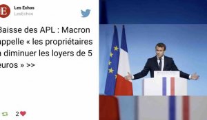 Macron appelle les propriétaires à baisser leurs loyers