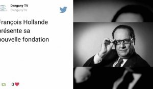 François Hollande présente sa fondation